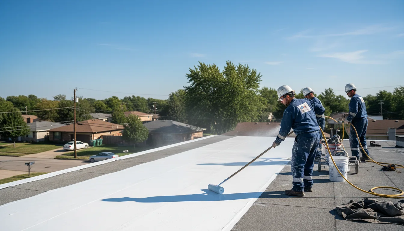 Commercial roof coating in Batesville, MS near me